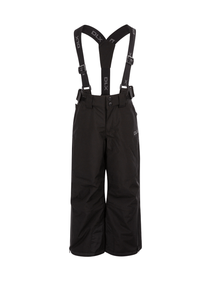 DLX Sort Benito Børne Skibukser 3 - 4 år Trespass