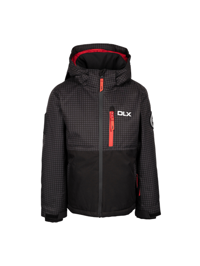 DLX Sort Keeya Børne Skijakke 3 - 4 år Trespass
