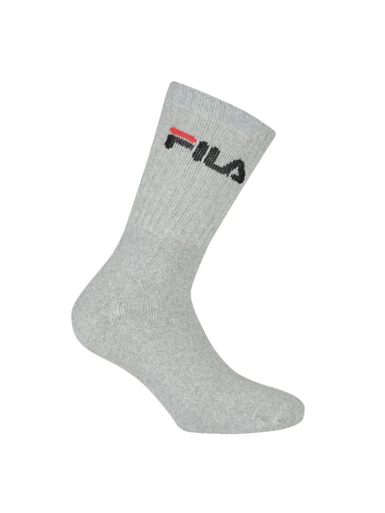 FILA Crew Logo Terry Tennissokker 3 Pack Unisex I 3 Farver 35 - 38 FILA