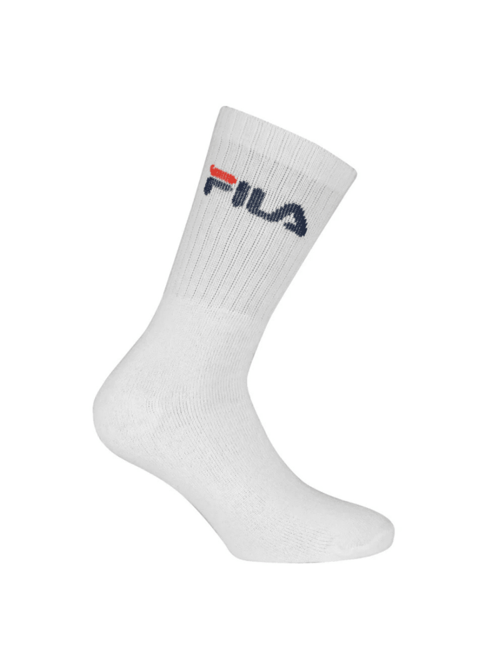 FILA Crew Logo Terry Tennissokker 3 Pack Unisex I 3 Farver 35 - 38 FILA