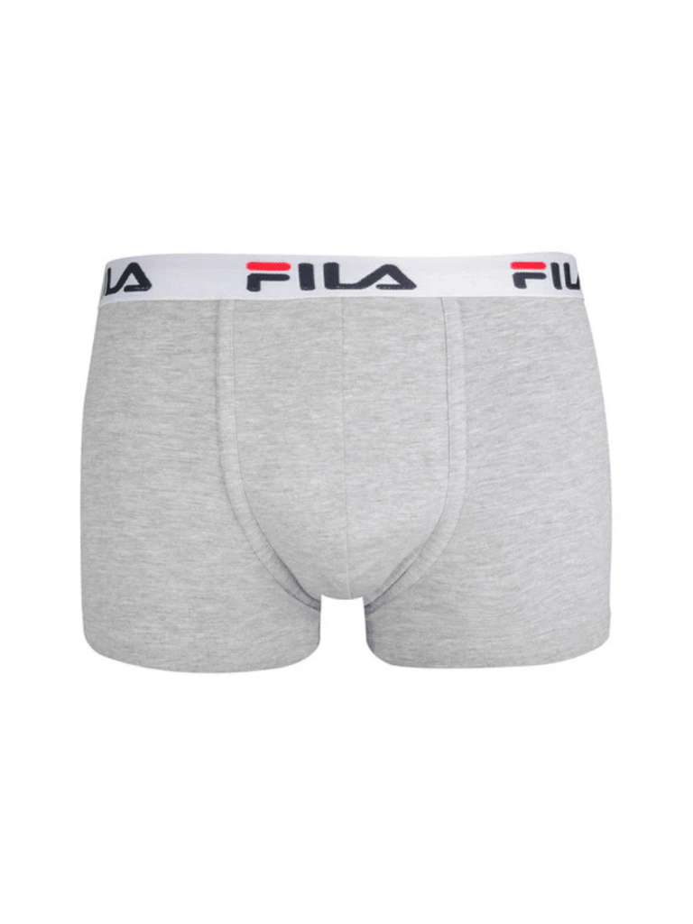 FILA Grå Contrast Logo Boxershorts 2 Pack M FILA
