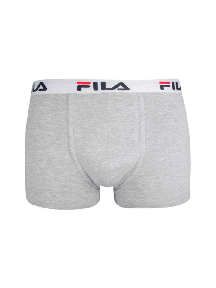 FILA Grå Contrast Logo Boxershorts 2 Pack M FILA