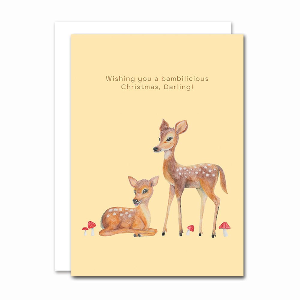 Foldet kort, Bambilicious A6 All By Voss