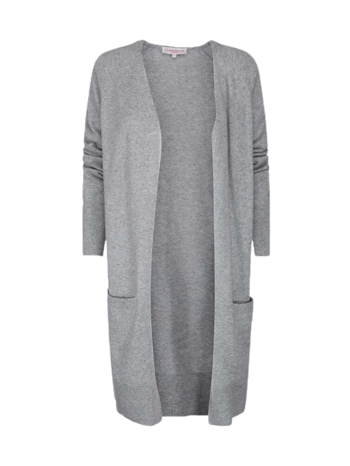 Grå Lang Fanny Månestråle Cashmere Cardigan 0/XS Månestråle