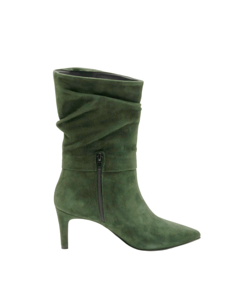 Grøn Apair Verde Halvstøvle Med 7cm Hæl 35 Apair