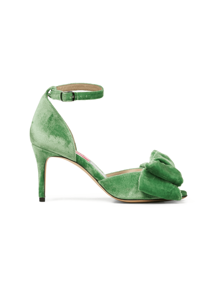 Grøn Costummade Marita Velour Stilet 36 Custommade