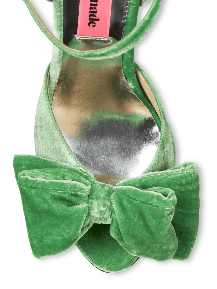 Grøn Costummade Marita Velour Stilet 36 Custommade