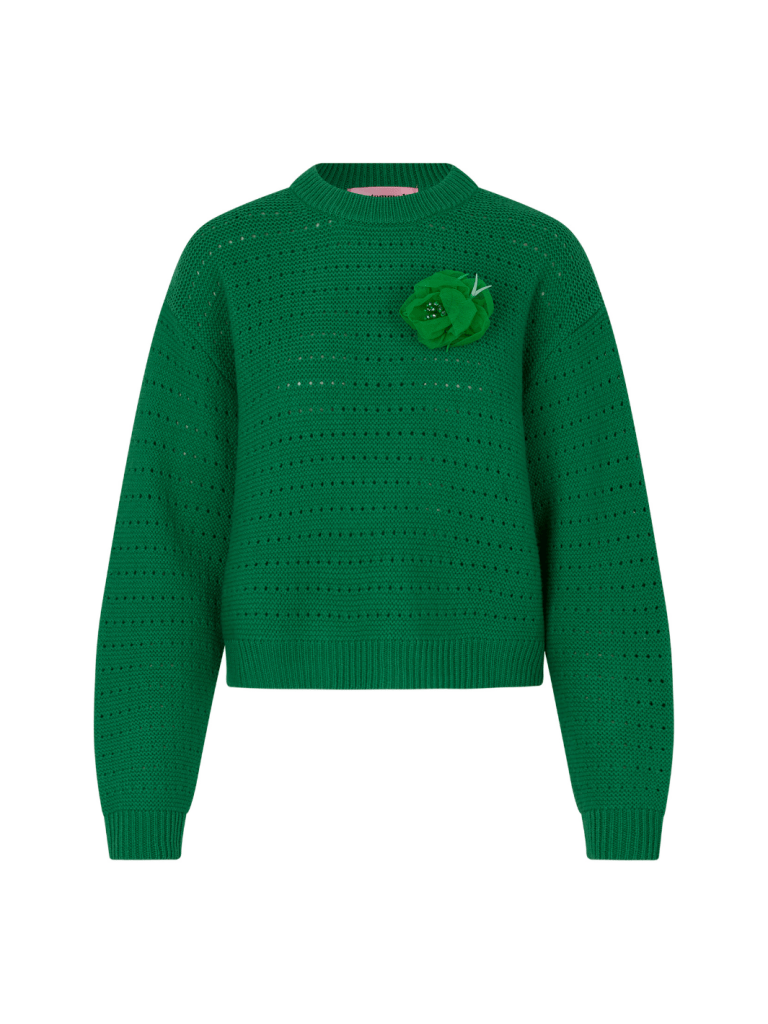 Grøn Custommade Taia Strik 36/S Custommade