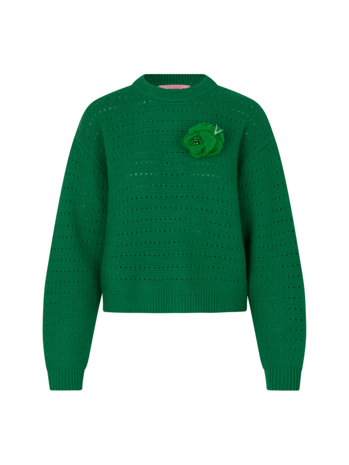 Grøn Custommade Taia Strik 36/S Custommade