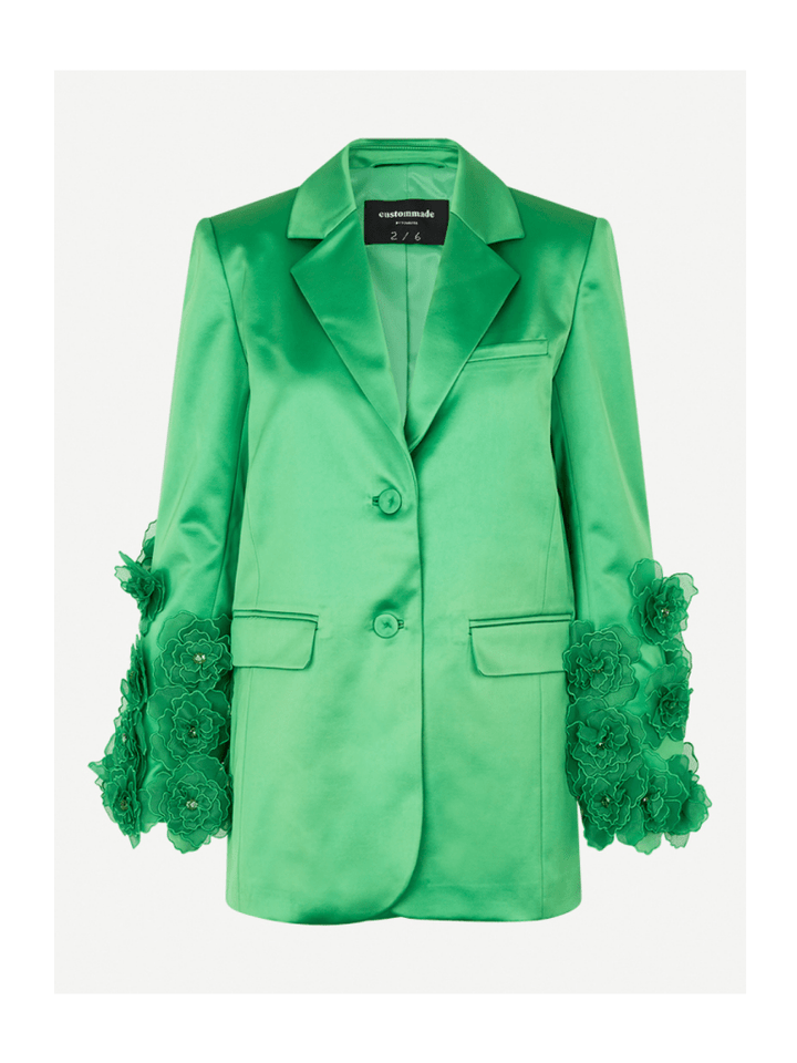 Grøn Francine Custommade Blazerjakke By NBS 36/S Custommade