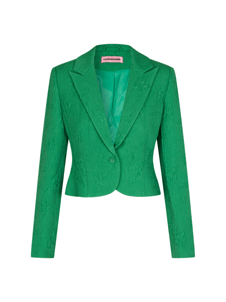 Grøn Gaia Custommade Blazer jakke 34/XS Custommade
