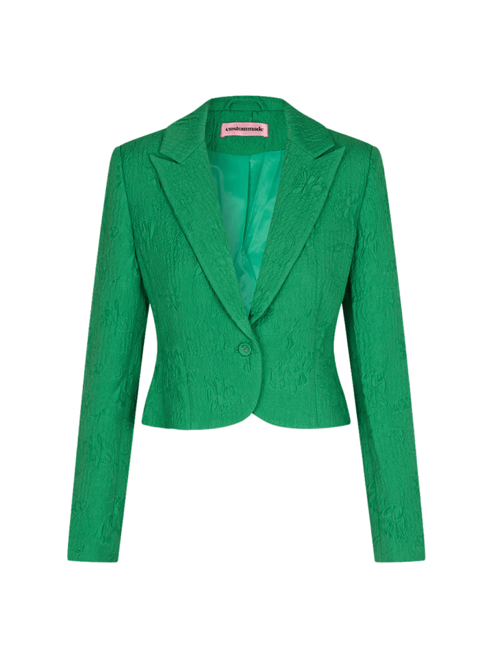 Grøn Gaia Custommade Blazer jakke 34/XS Custommade