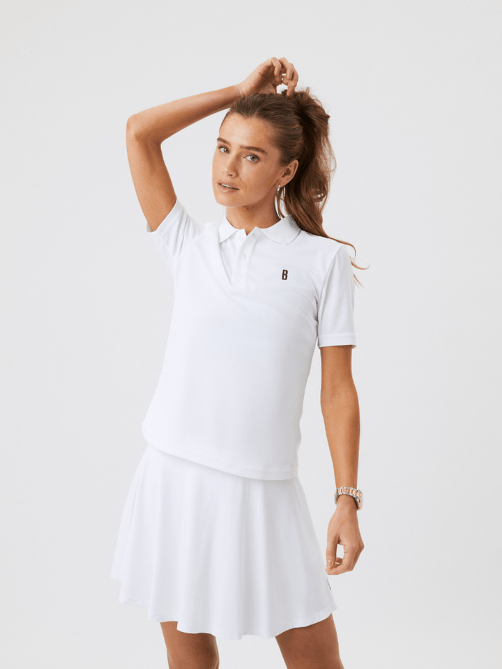 Hvid Björn Borg Dame Performance Polo S Björn Borg