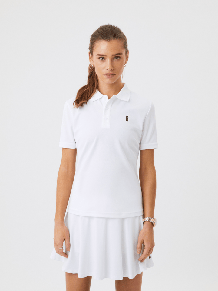Hvid Björn Borg Dame Performance Polo S Björn Borg