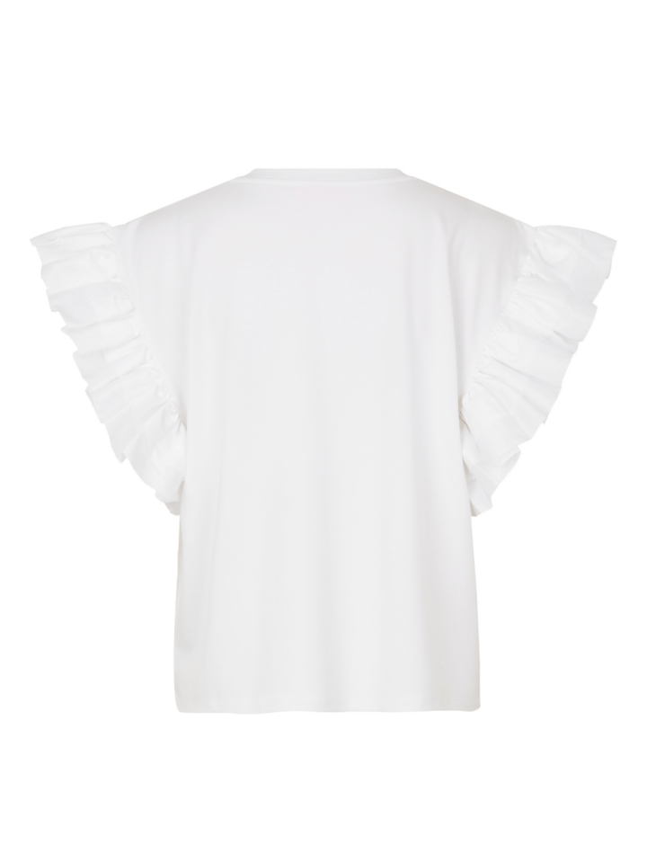 Hvid Custommade Moniq T-Shirt 34/XS Custommade