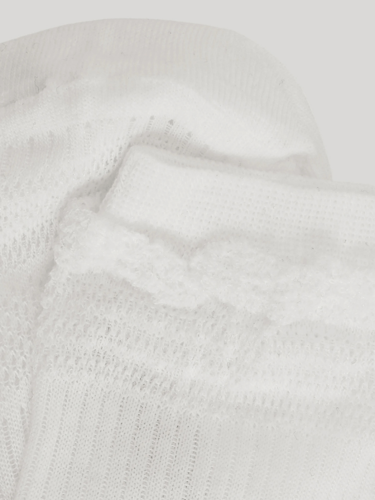 Hvid Dear Denier Luksus Uldstrømpe 36 - 38 Dear Denier