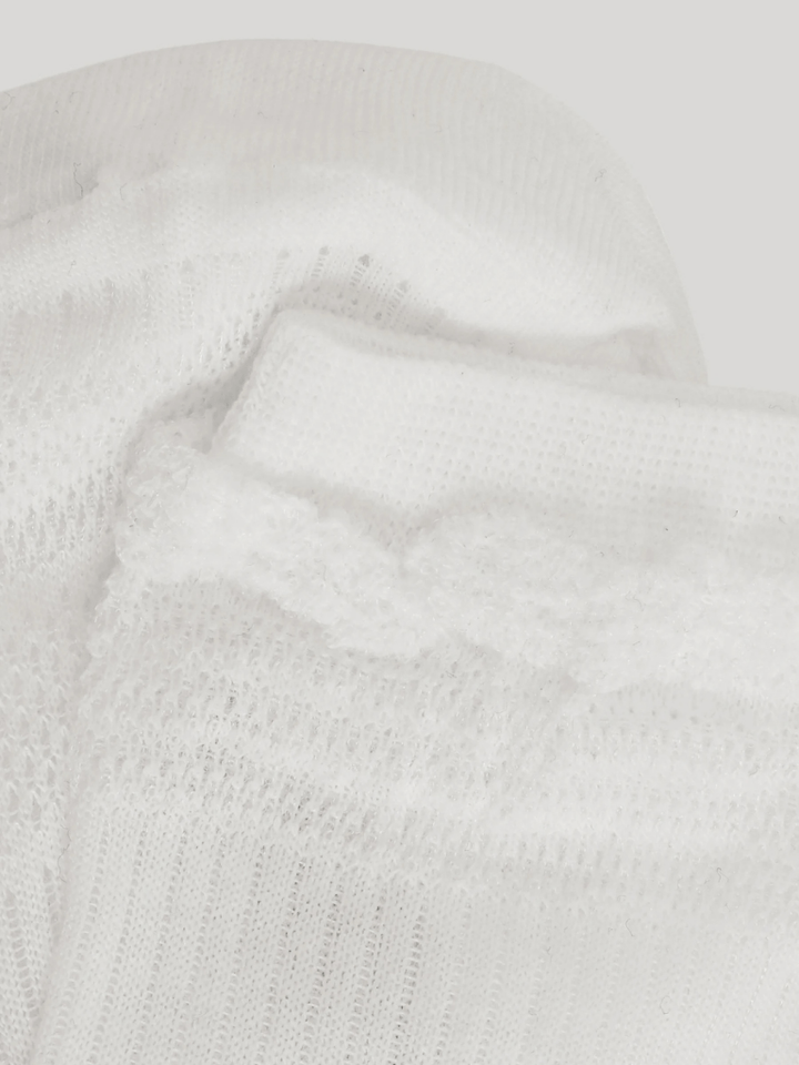 Hvid Dear Denier Luksus Uldstrømpe 36 - 38 Dear Denier