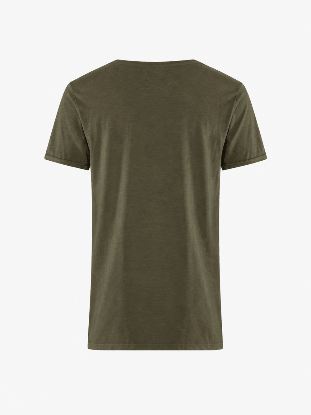 Khaki W.A.S Vegas T-shirt i Råt Look S WeAreScandinavian