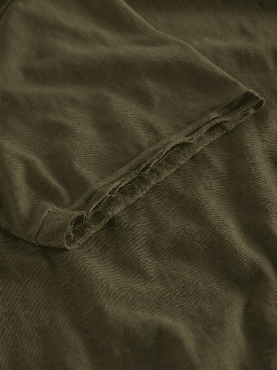 Khaki W.A.S Vegas T-shirt i Råt Look S WeAreScandinavian