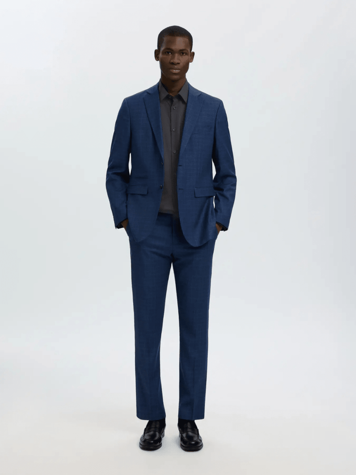 Klassisk Sort Selected Ethan Slim Fit Herre Skjorte Sort Selected