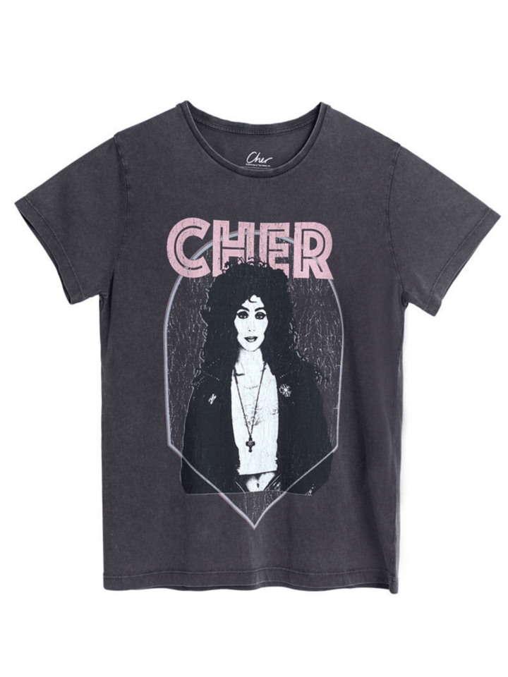 Koksgrå Icôn Dame Cher Diamond T-Shirt XS 360° ICÔN