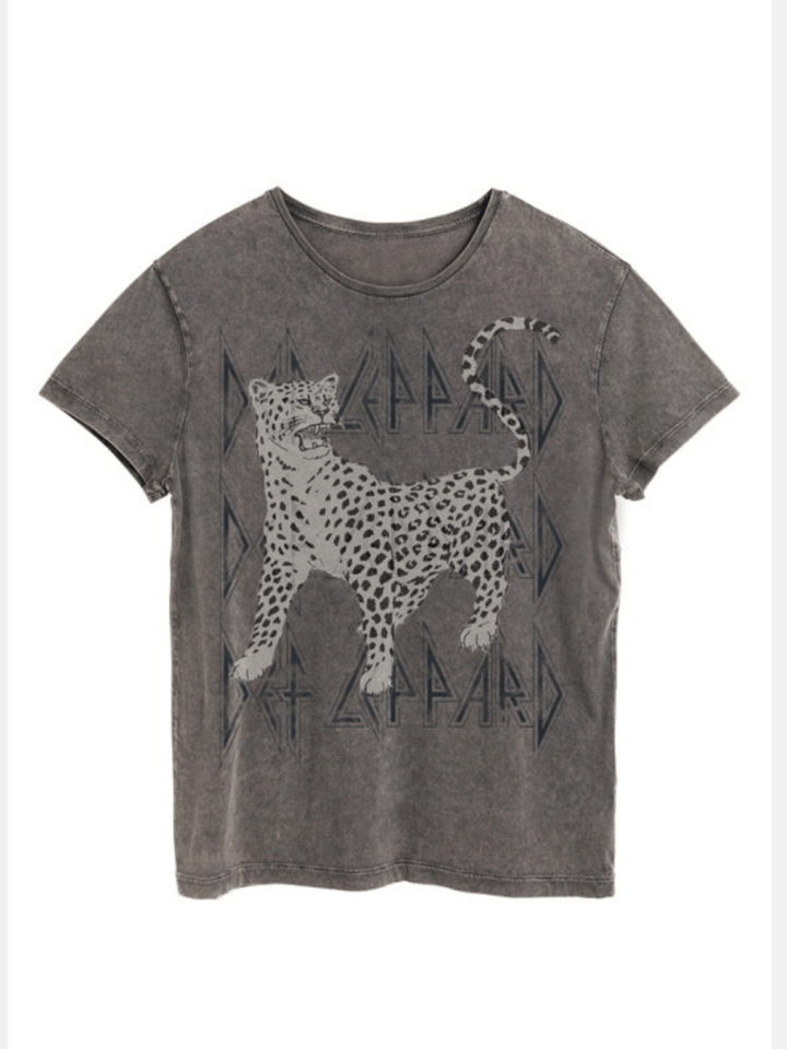 Koksgrå Icôn Def Leppard Herre T-Shirt S 360° ICÔN