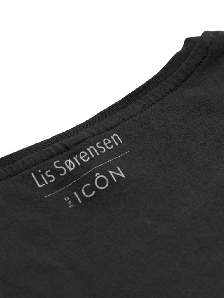 Koksgrå Icôn Lis Sørensen "Lis Sørensen" Dame T-Shirt XS 360° ICÔN
