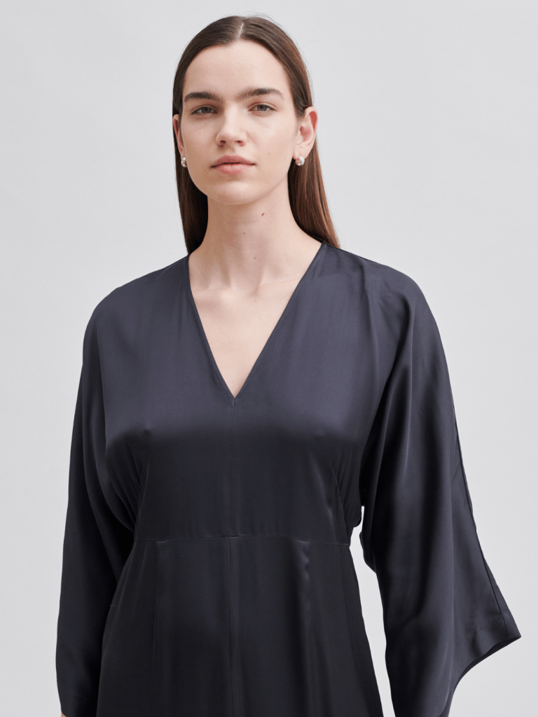 Koksgrå Second Female Galla Maxi Kjole S Second Female