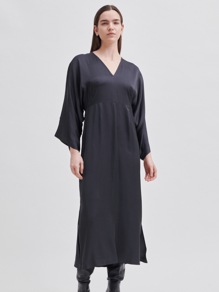 Koksgrå Second Female Galla Maxi Kjole S Second Female