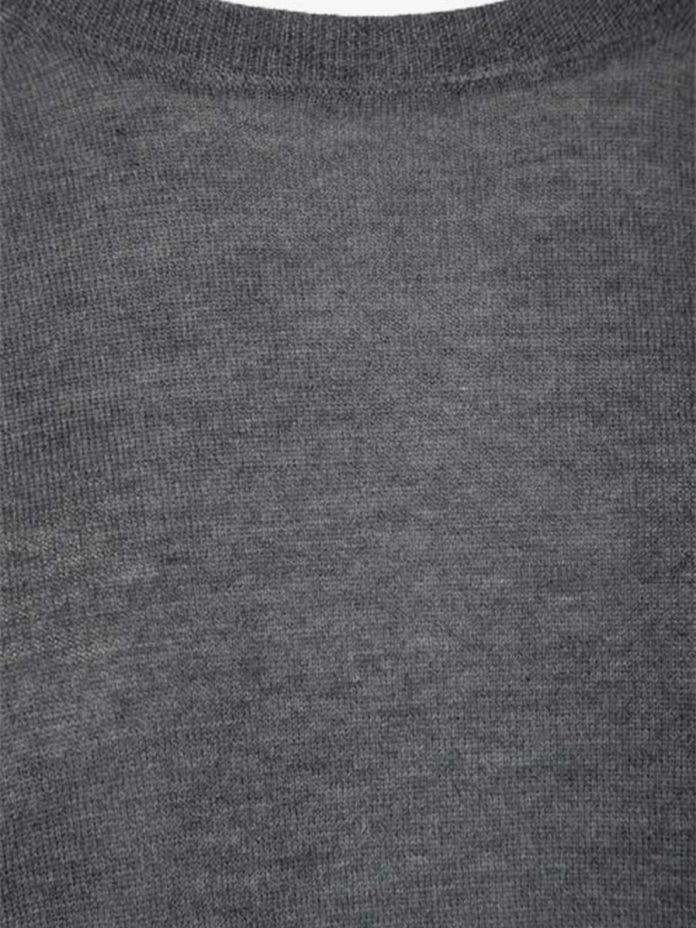 Koksgrå Siri Månestråle Rundhalset Strik 0/XS Månestråle