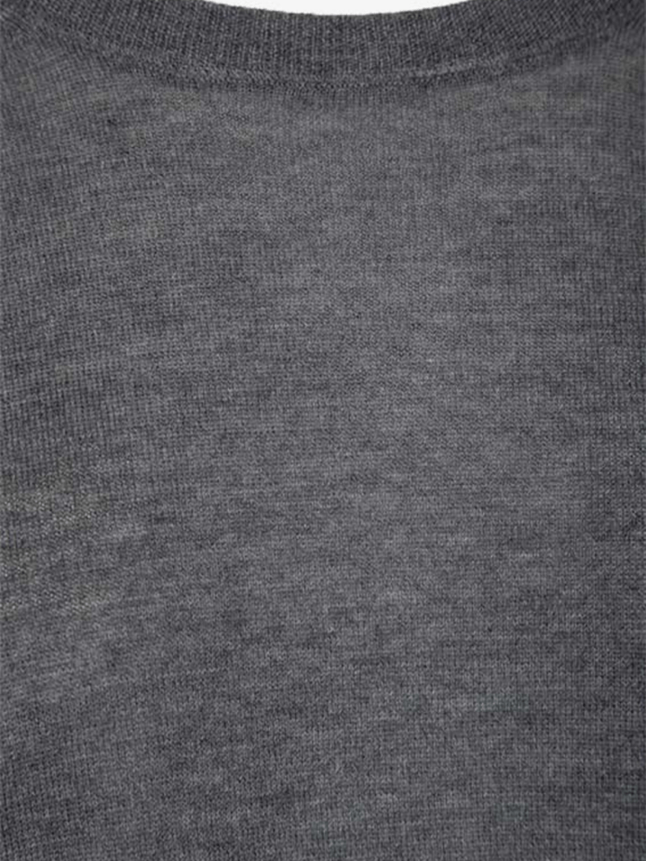 Koksgrå Siri Månestråle Rundhalset Strik 0/XS Månestråle