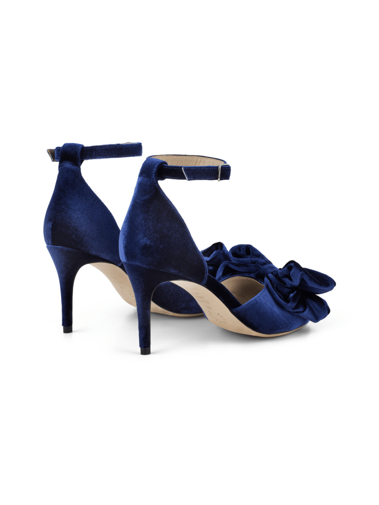 Kongeblå Costummade Marita Velour Stilet 36 Custommade