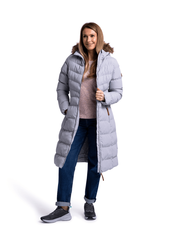 Lang Lysegrå Trespass Dyne Frakke S Trespass