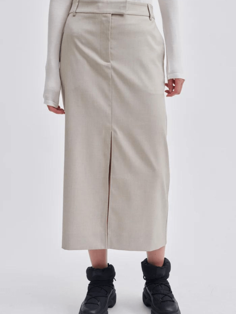 Lang Sandfarvet Second Female Sharo Nederdel XS Second Female