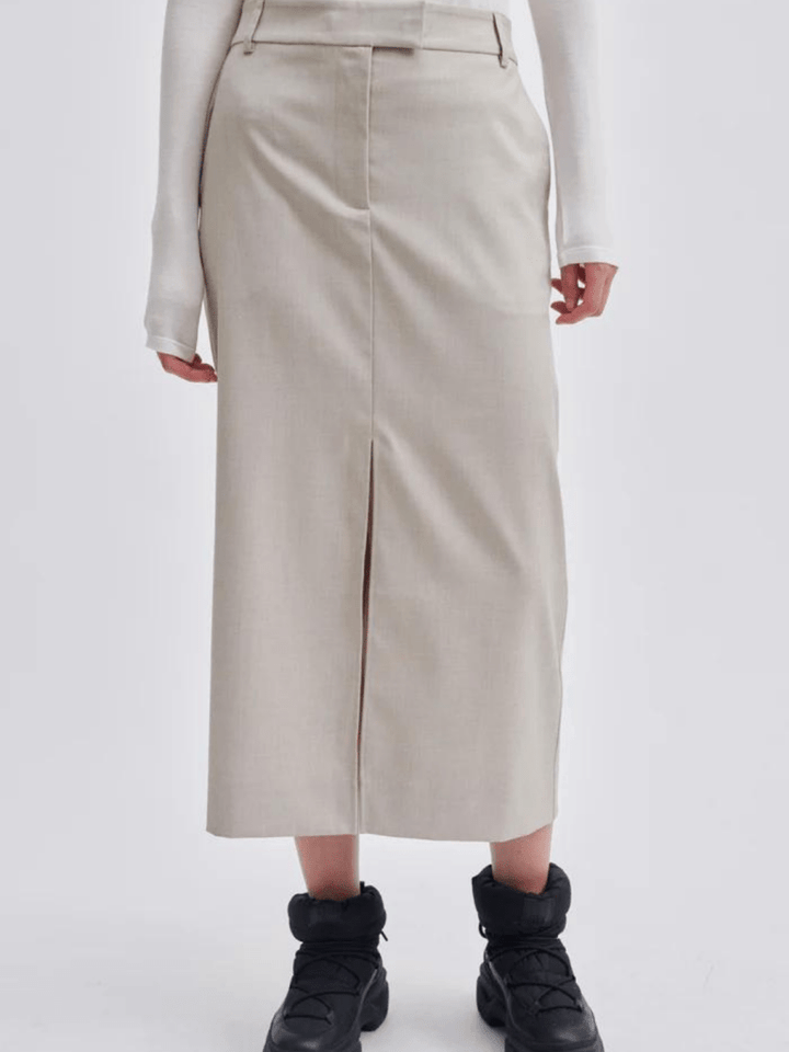 Lang Sandfarvet Second Female Sharo Nederdel XS Second Female