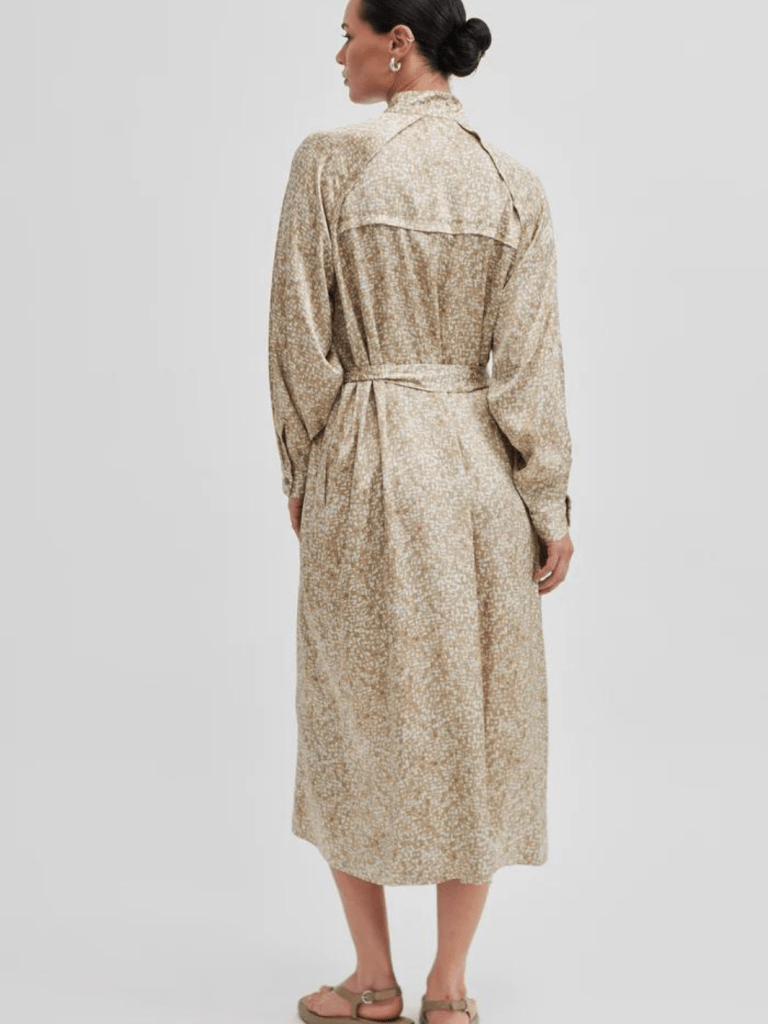 Lys Mønstret Second Female Tavan Kjole XS Second Female