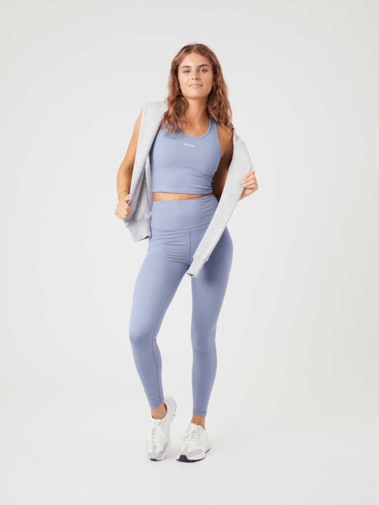 Lyseblå Björn Borg High Waist Tights S Björn Borg