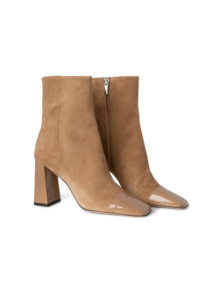 Lysebrun Halvlang Custommade Amelia Støvle i Ruskind 37 Custommade