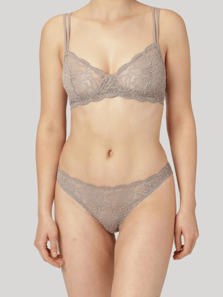 Lysegrå Dear Denier Blonde Tanga S Dear Denier