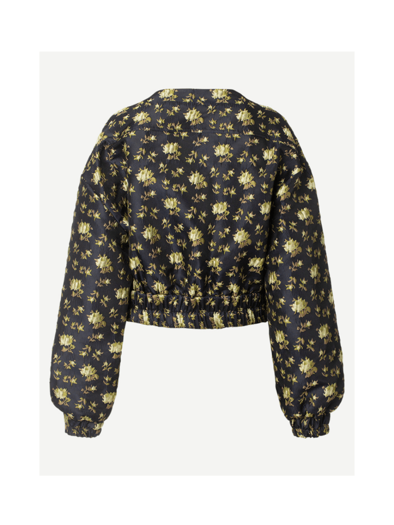 Mørkeblå Mønstret Francie Custommade Jakke 34/XS Custommade