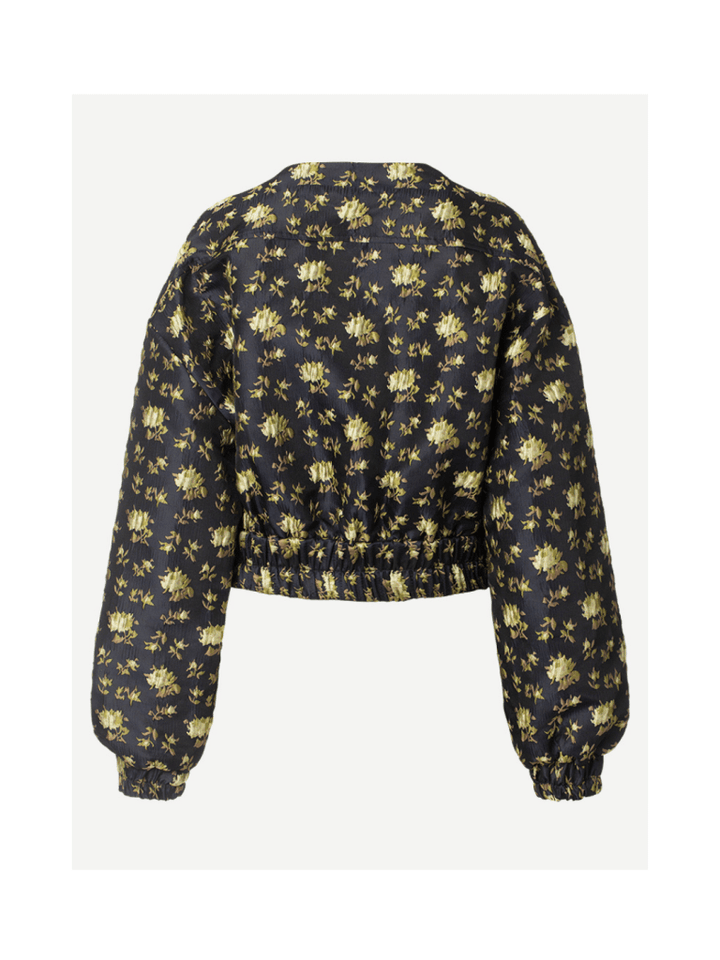 Mørkeblå Mønstret Francie Custommade Jakke 34/XS Custommade