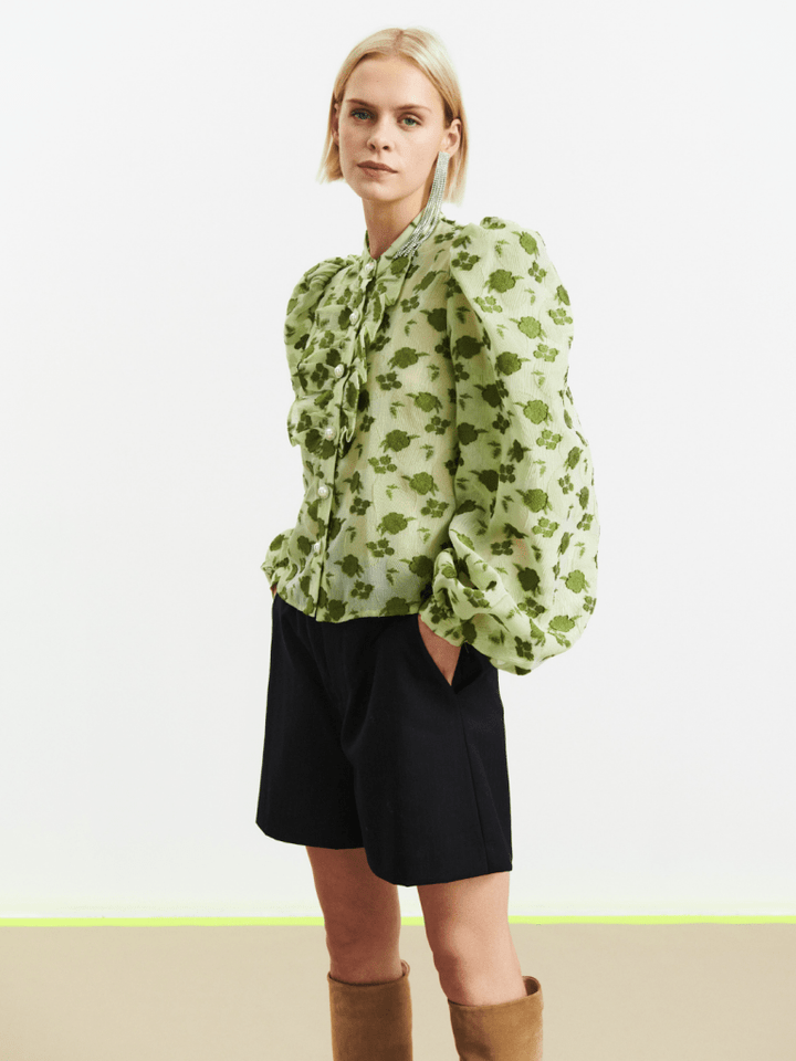 Mørkeblå Nynna Custommade Shorts 34 Custommade