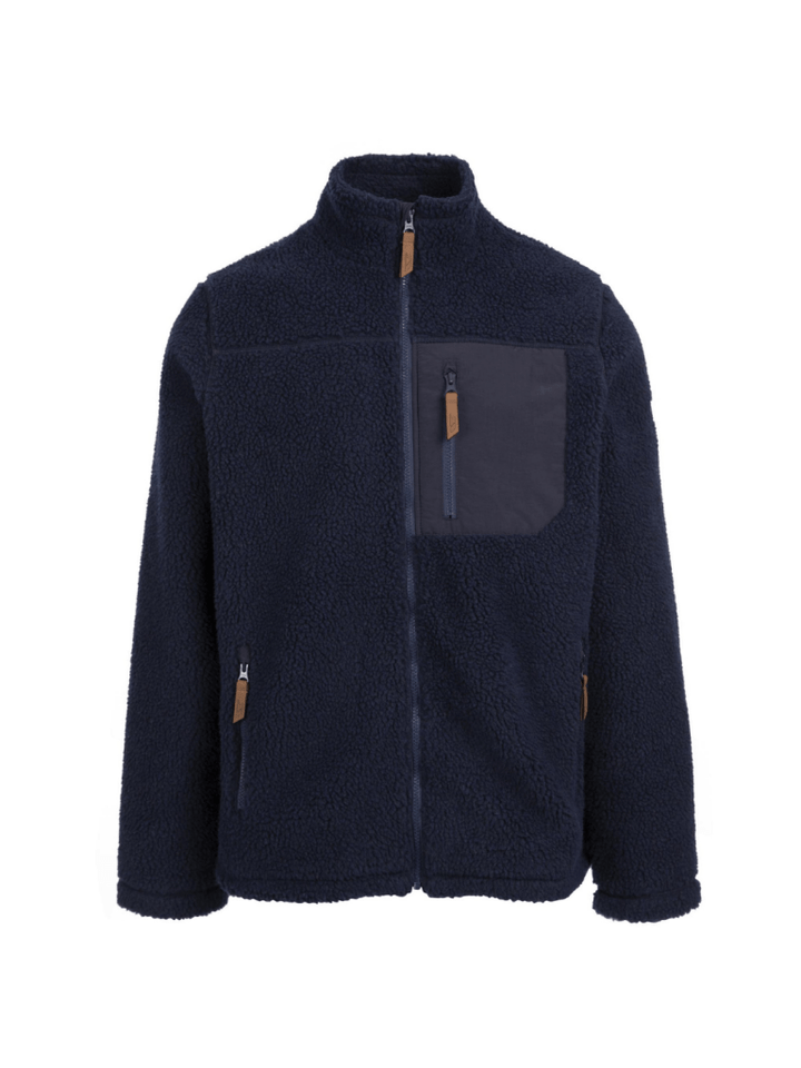 Mørkeblå Trespass Herre Sherpa Fleece S Trespass