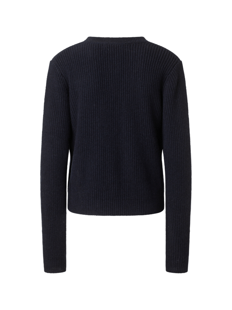 Mørkeblå Vevi Custommade Strik Cardigan 34/XS Custommade