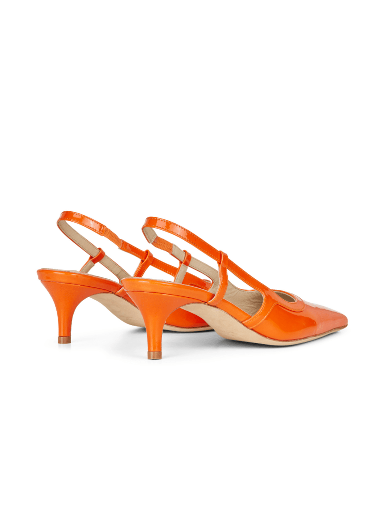 Orange Blank Custommade Anita Slingback Stilet 36 Custommade