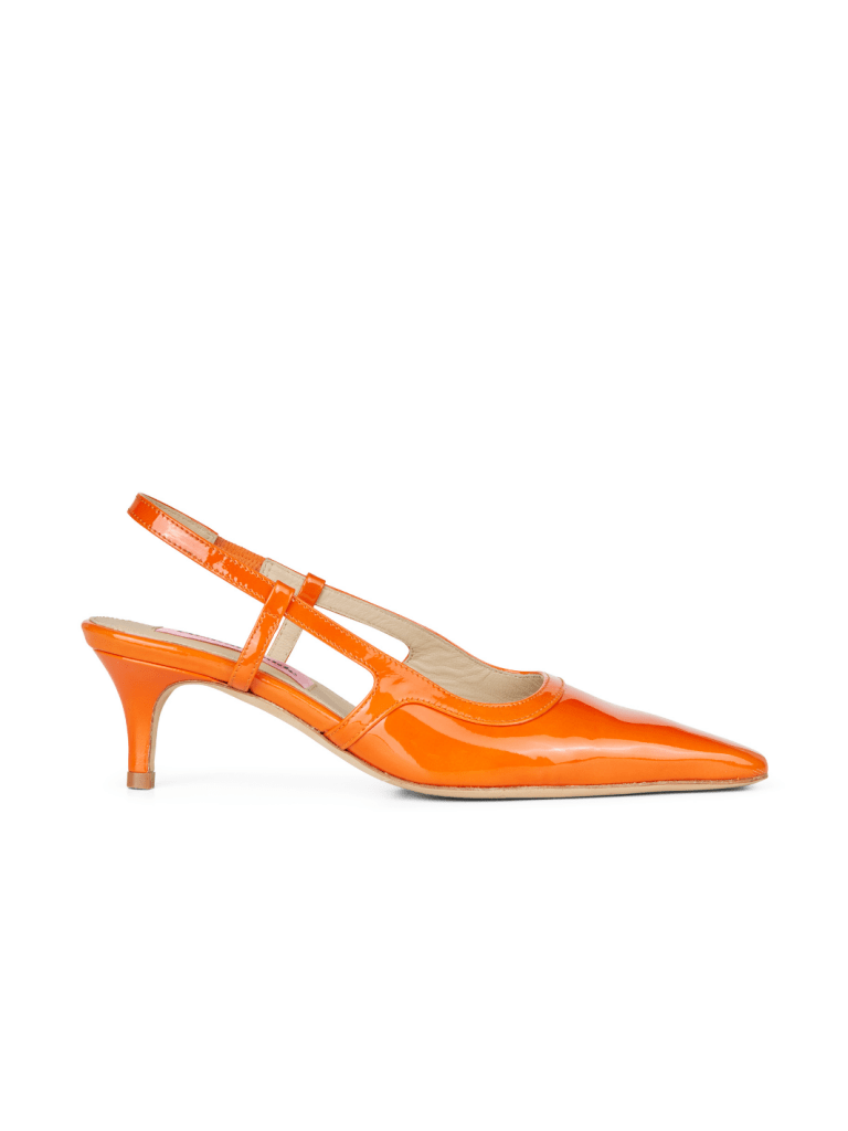 Orange Blank Custommade Anita Slingback Stilet 36 Custommade