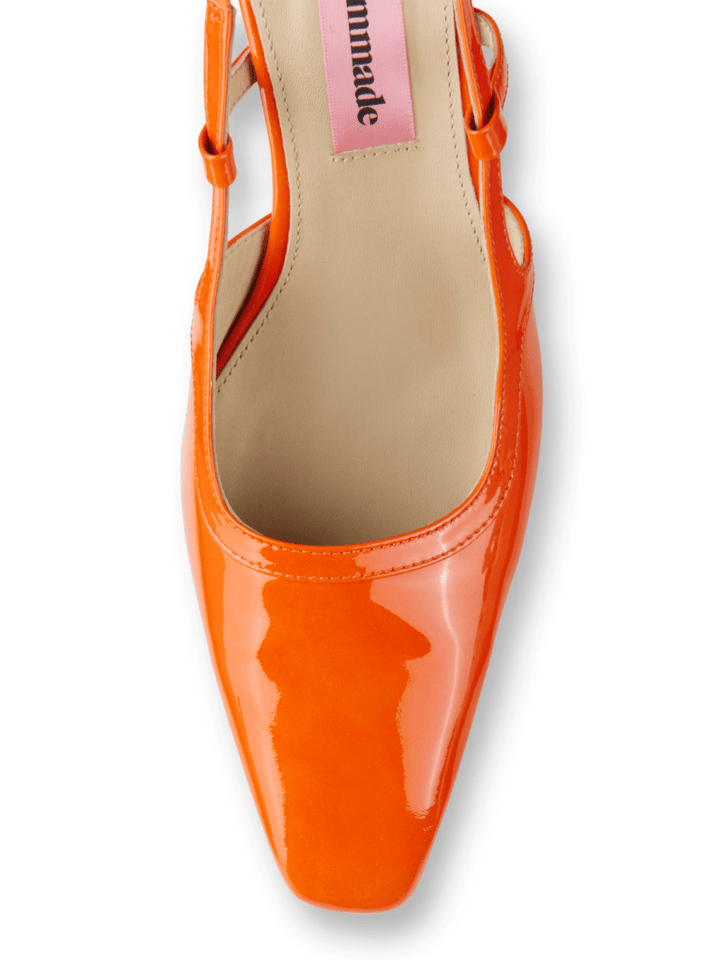Orange Blank Custommade Anita Slingback Stilet 36 Custommade