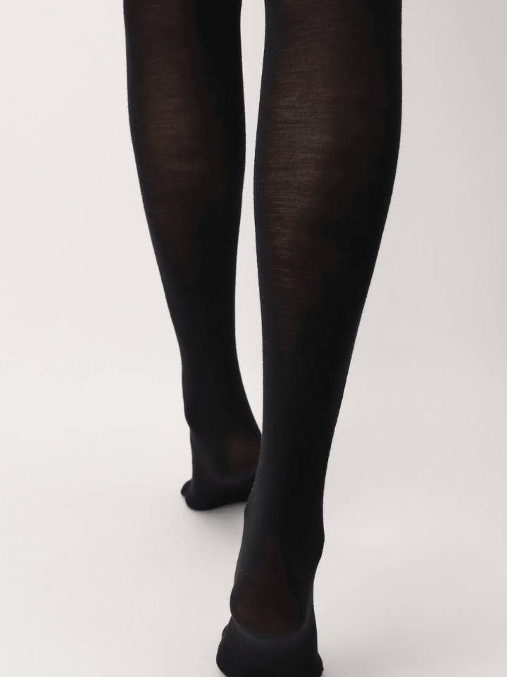 Oroblu Nives Fine Wool Tights Strømpebukser til Damer - Sort S Oroblu
