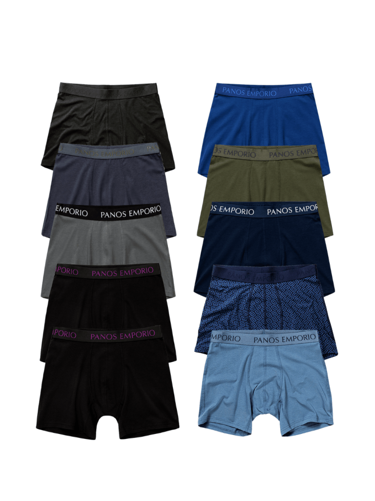 Panos Emporio Multi 10 - Pack Bambus Boxershorts Til Ham M Panos Emporio