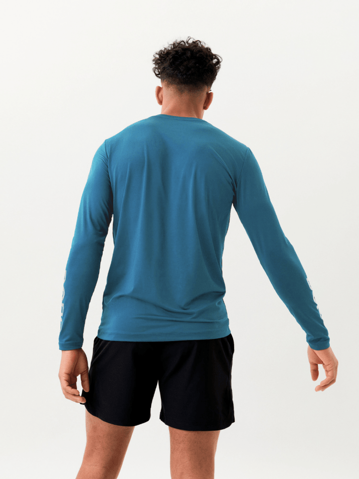 Petrol Farvet Langærmet Björn Borg Performance T-shirt M Björn Borg